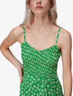 Whistles Daisy Floral-print Crepe Jumpsuit 11 Whistles Daisy Floral-print Crepe Jumpsuit -The Fashion Shop R03967504 MULTICOLOURED ALT05