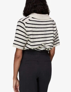 Whistles Jade Straight-leg Mid-rise Woven Trousers 8 Whistles Jade Straight-leg Mid-rise Woven Trousers -The Fashion Shop R03970825 BLACK ALT03