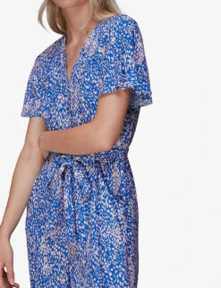 Whistles Jemma Animal-print Woven Jumpsuit 9 Whistles Jemma Animal-print Woven Jumpsuit -The Fashion Shop R03975835 MULTICOLOURED ALT03