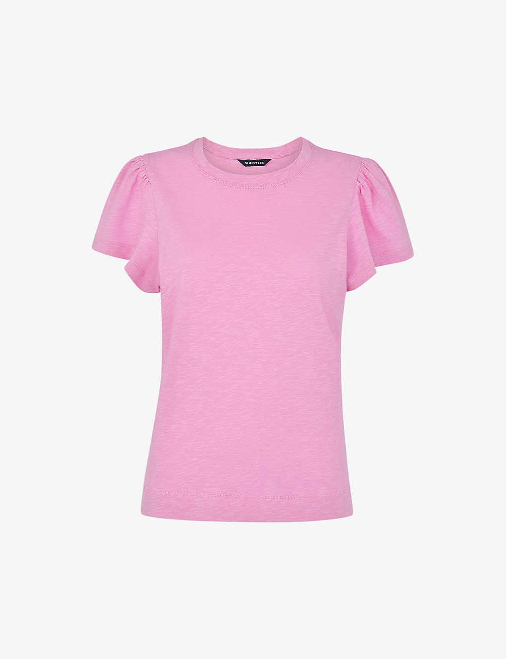 Whistles Frill Sleeve-detail Cotton-jersey T-shirt 1 Whistles Frill Sleeve-detail Cotton-jersey T-shirt