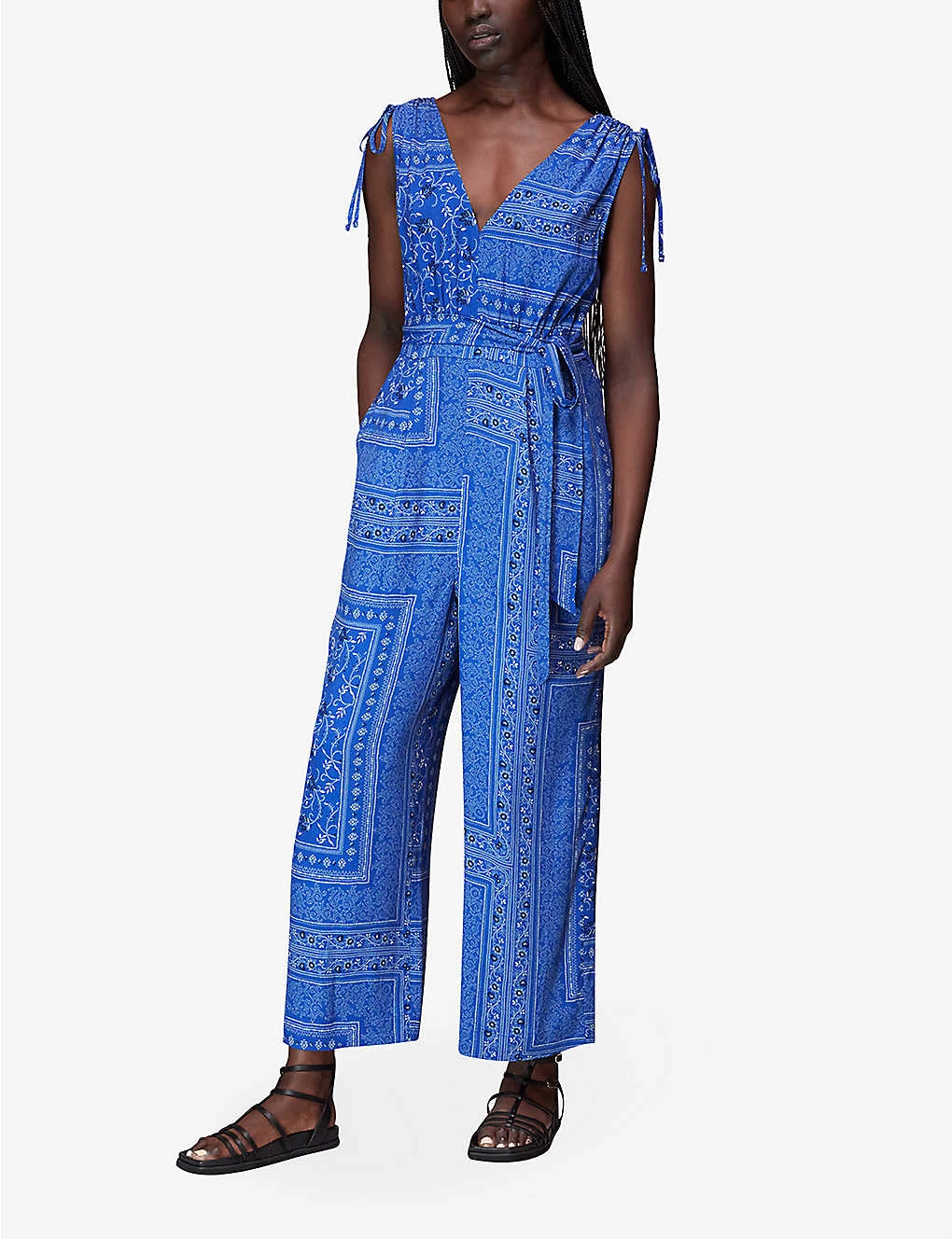 Whistles Bandana-print Woven Jumpsuit 2 Whistles Bandana-print Woven Jumpsuit - Image 2