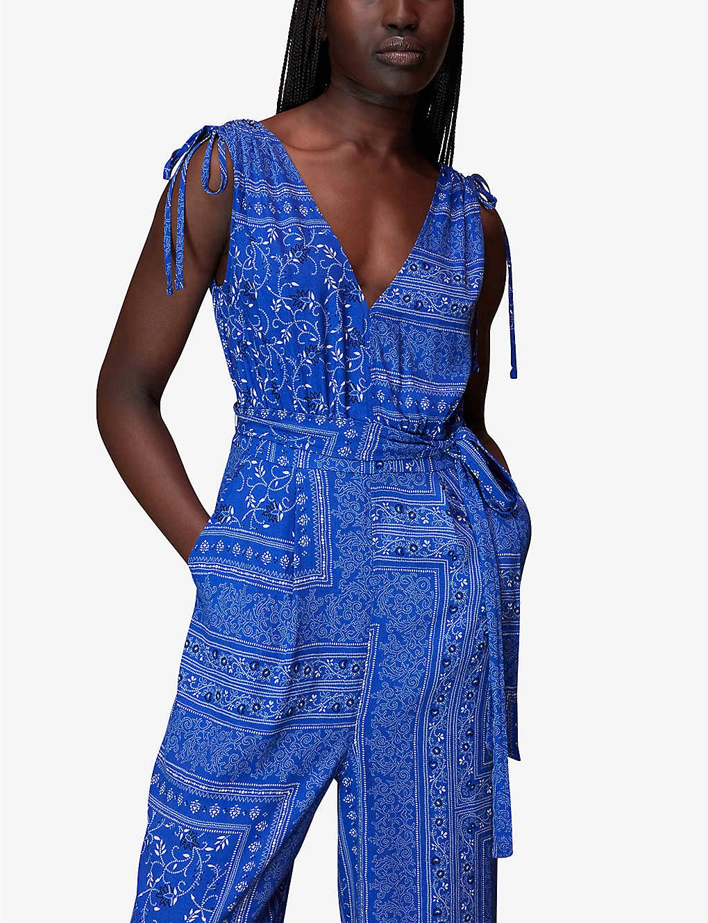 Whistles Bandana-print Woven Jumpsuit 3 Whistles Bandana-print Woven Jumpsuit - Image 3