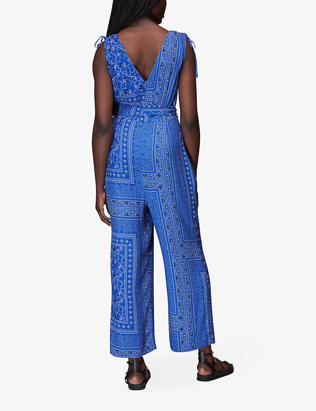 Whistles Bandana-print Woven Jumpsuit 4 Whistles Bandana-print Woven Jumpsuit - Image 4