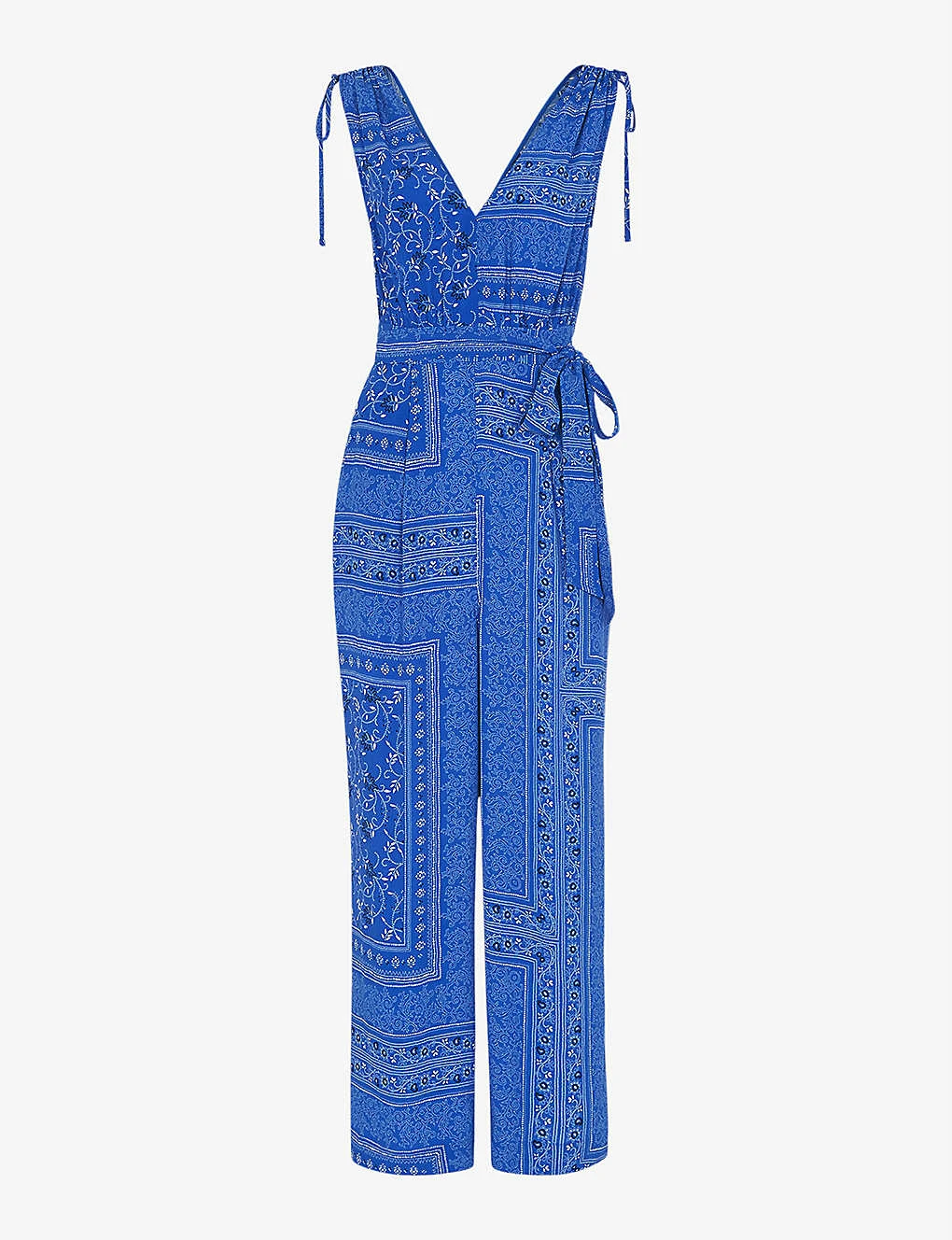 Whistles Bandana-print Woven Jumpsuit 1 Whistles Bandana-print Woven Jumpsuit