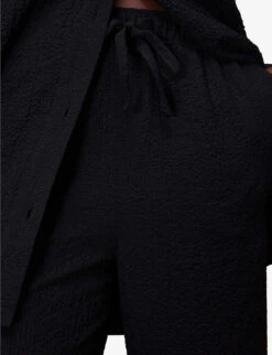 Whistles Luna Textured Stretch-woven Trousers 9 Whistles Luna Textured Stretch-woven Trousers -The Fashion Shop R03977504 BLACK ALT04