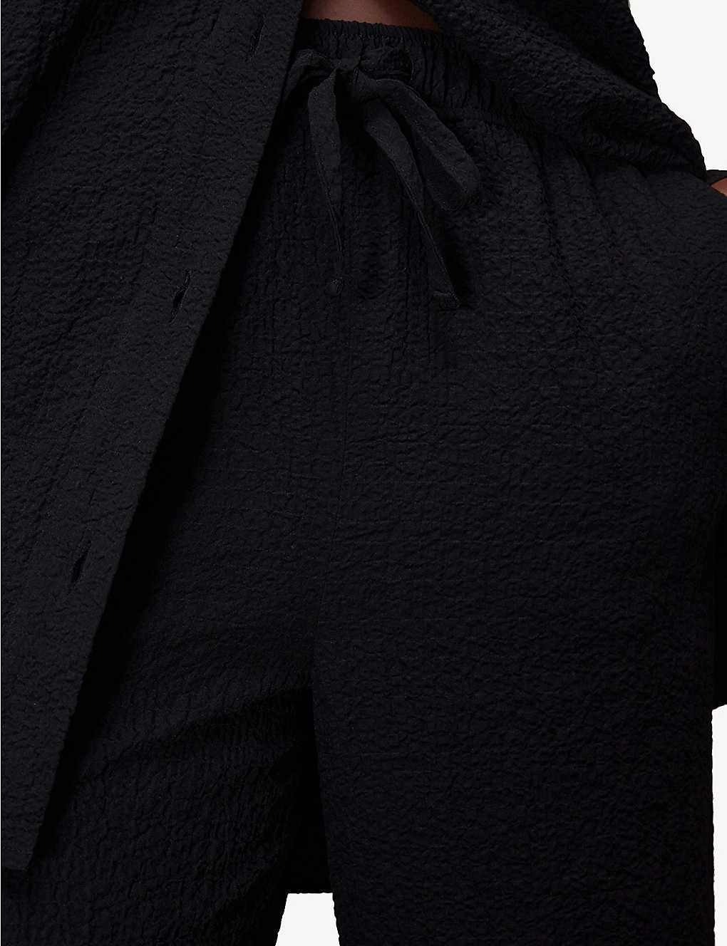 Whistles Luna Textured Stretch-woven Trousers 5 Whistles Luna Textured Stretch-woven Trousers - Image 5