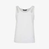 Whistles Raven Double-strap Organic Cotton Vest Top