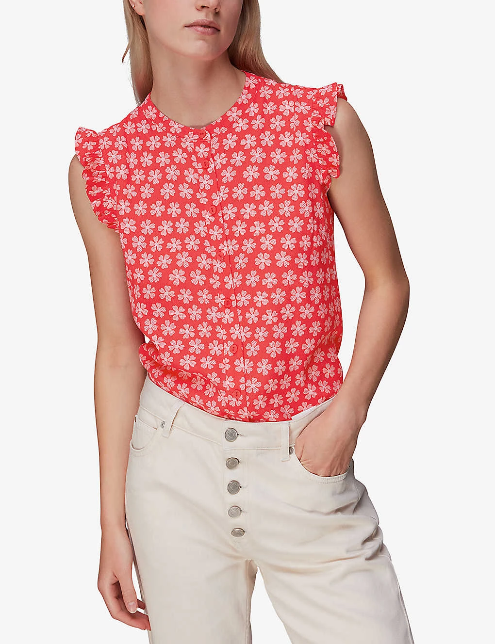 Whistles Daisy Floral-print Woven Blouse 3 Whistles Daisy Floral-print Woven Blouse - Image 3