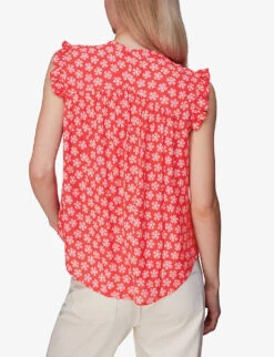 Whistles Daisy Floral-print Woven Blouse 9 Whistles Daisy Floral-print Woven Blouse -The Fashion Shop R03978844 MULTICOLOURED ALT03