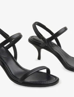 Whistles Melany Strappy Leather Heeled Sandal 6 Whistles Melany Strappy Leather Heeled Sandal -The Fashion Shop R03979624 BLACK ALT02
