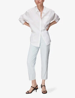 Whistles Melany Strappy Leather Heeled Sandal 7 Whistles Melany Strappy Leather Heeled Sandal -The Fashion Shop R03979624 BLACK ALT03