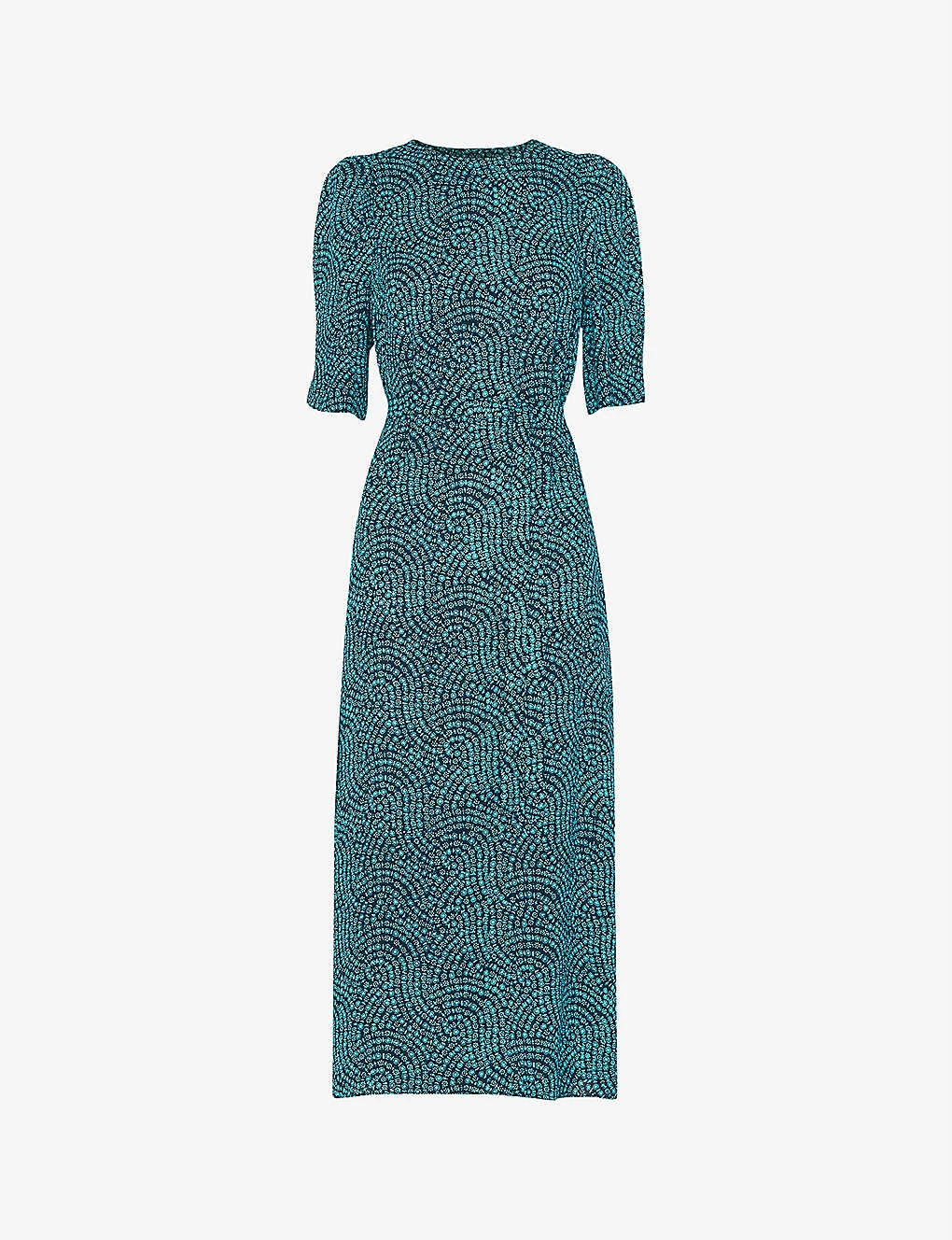 Whistles Daisy Floral-print Viscose Midi Dress 1 Whistles Daisy Floral-print Viscose Midi Dress