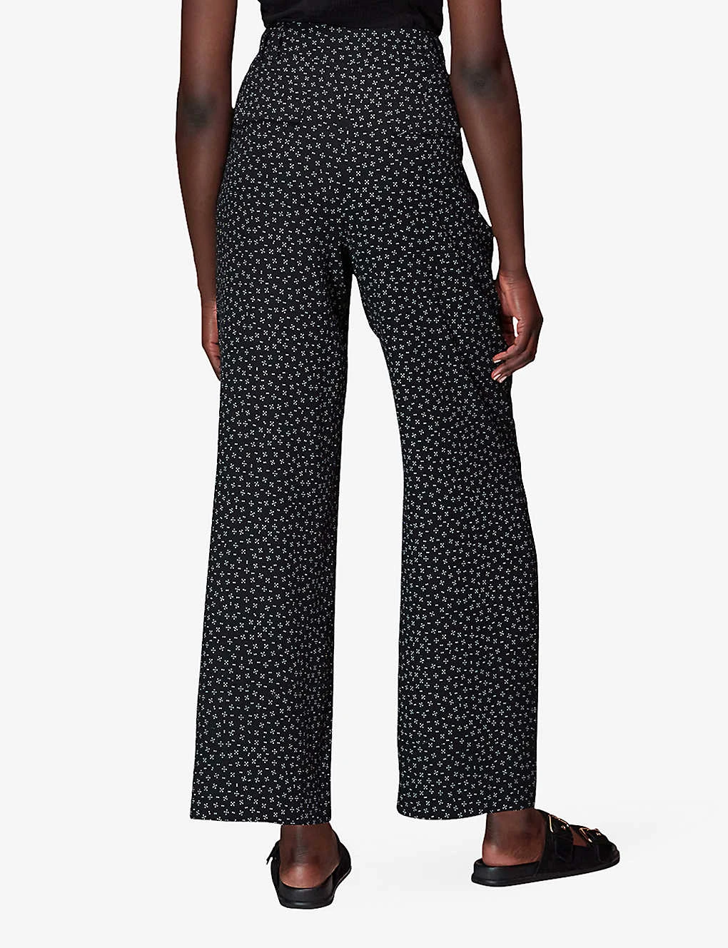 Whistles Lizzie Geo-dot Pattern Woven Trousers 4 Whistles Lizzie Geo-dot Pattern Woven Trousers - Image 4