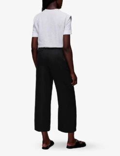 Whistles Kate Tencel Cargo Trouser 8 Whistles Kate Tencel Cargo Trouser -The Fashion Shop R03985996 BLACK ALT03