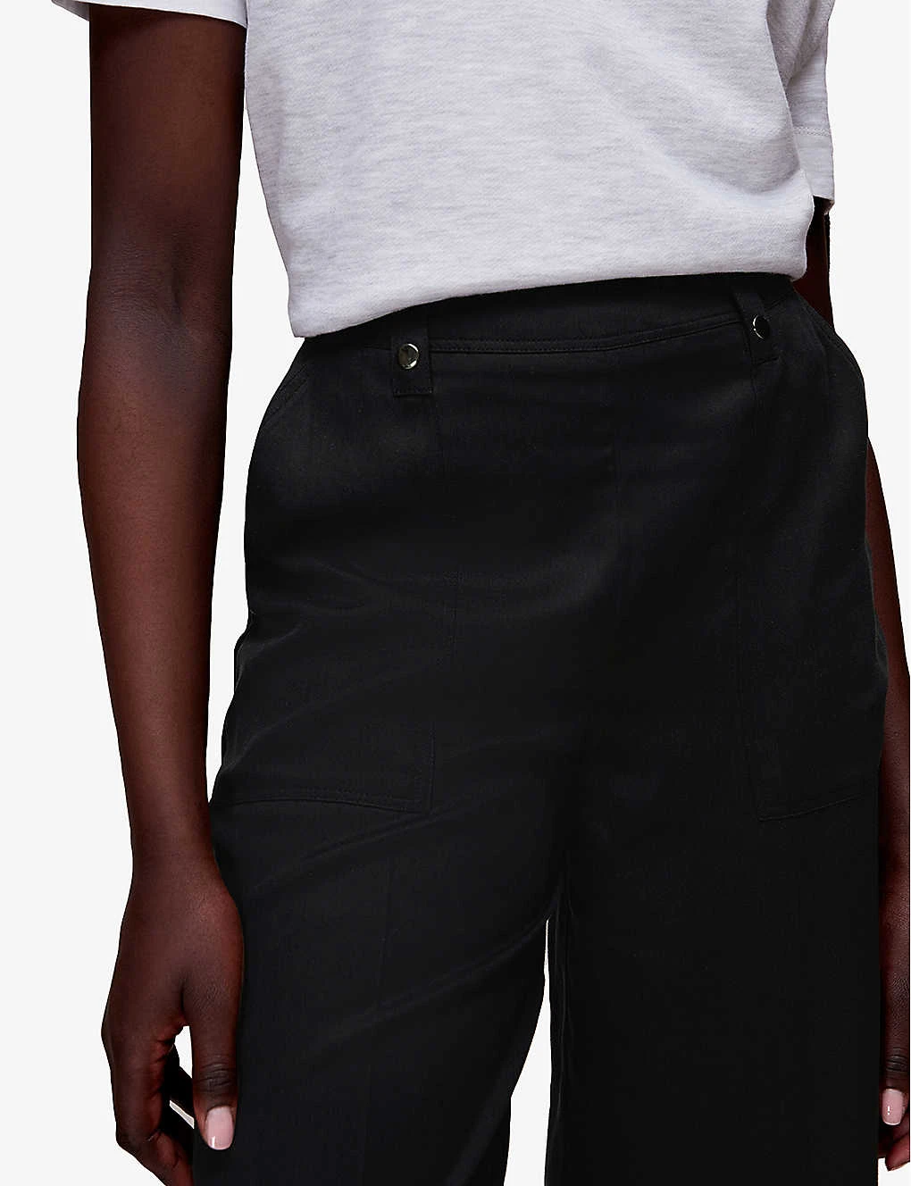 Whistles Kate Tencel Cargo Trouser 5 Whistles Kate Tencel Cargo Trouser - Image 5