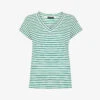 Whistles Willa Striped Cotton T-shirt