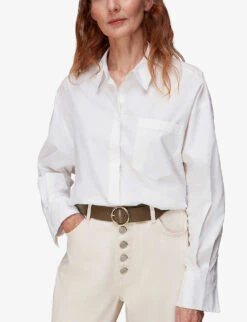 Whistles Circle Buckle Leather Belt -The Fashion Shop R03992765 KHAKIOLIVE ALT03