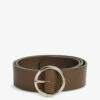 Whistles Circle Buckle Leather Belt