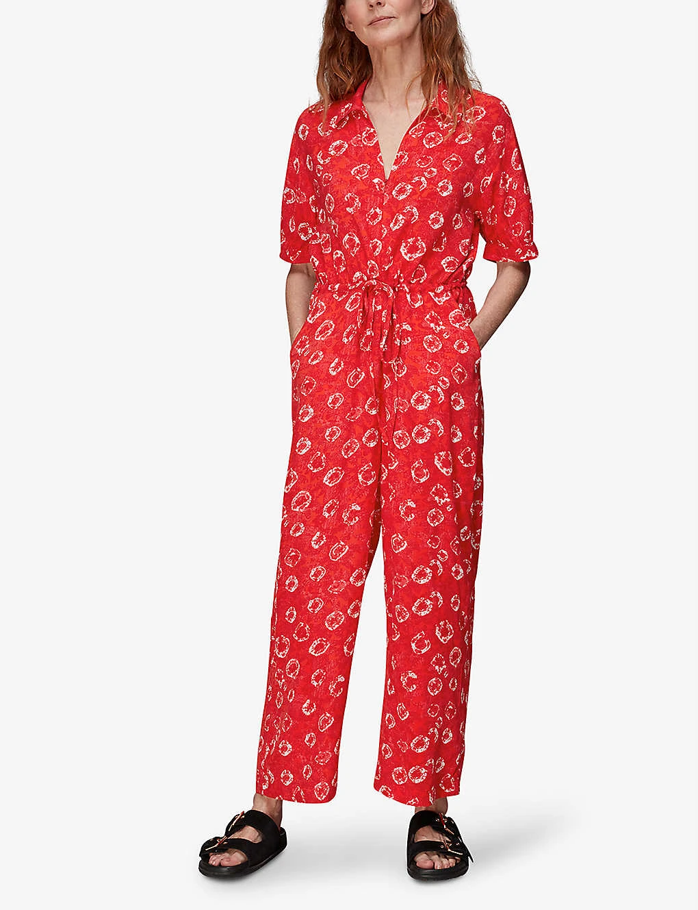 Whistles Jenny Floral-print Woven Jumpsuit 2 Whistles Jenny Floral-print Woven Jumpsuit - Image 2