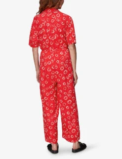 Whistles Jenny Floral-print Woven Jumpsuit 8 Whistles Jenny Floral-print Woven Jumpsuit -The Fashion Shop R03997318 MULTICOLOURED ALT03