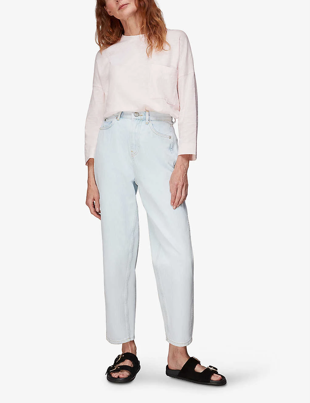 Whistles Round-neck Organic-cotton Top 2 Whistles Round-neck Organic-cotton Top - Image 2