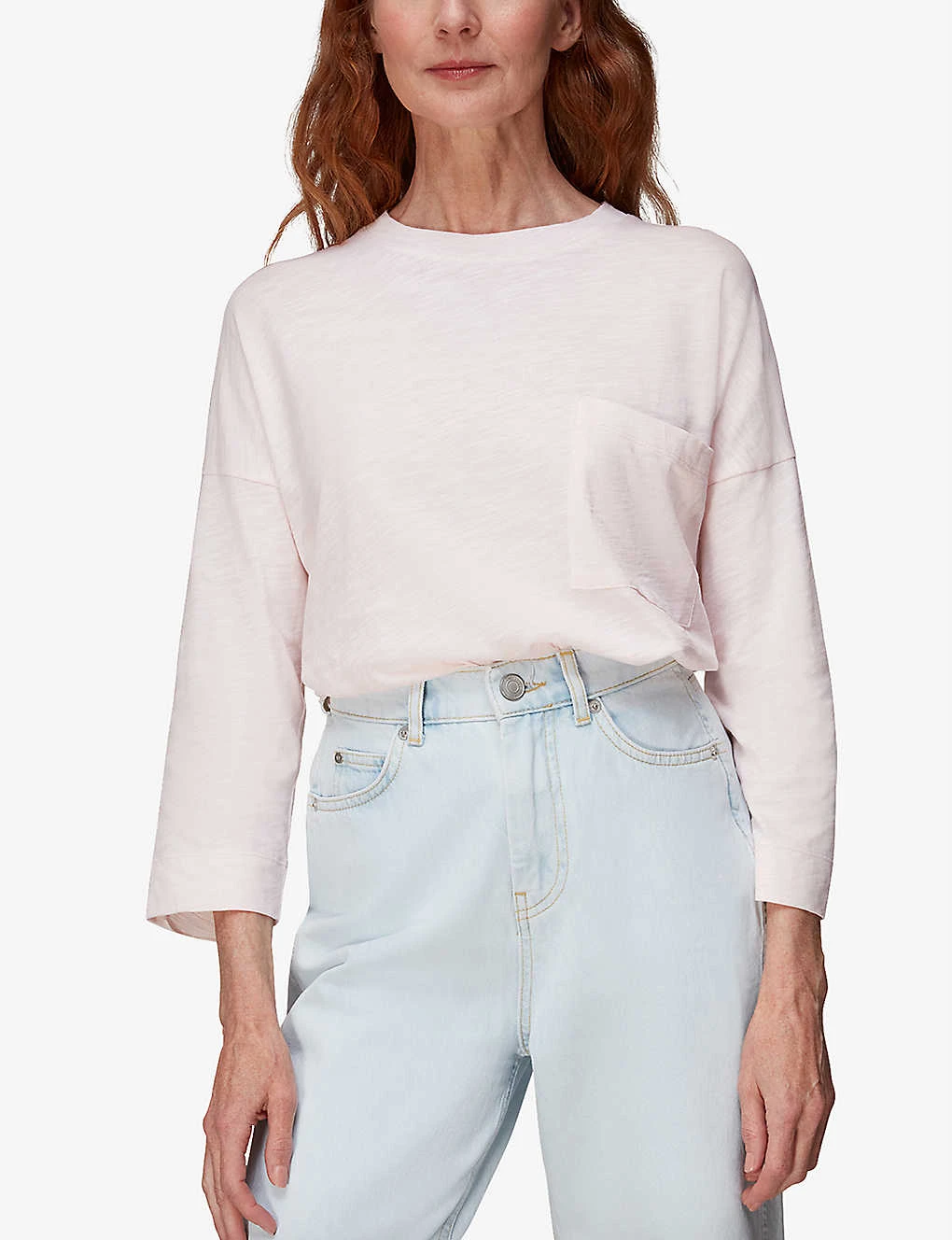 Whistles Round-neck Organic-cotton Top 3 Whistles Round-neck Organic-cotton Top - Image 3