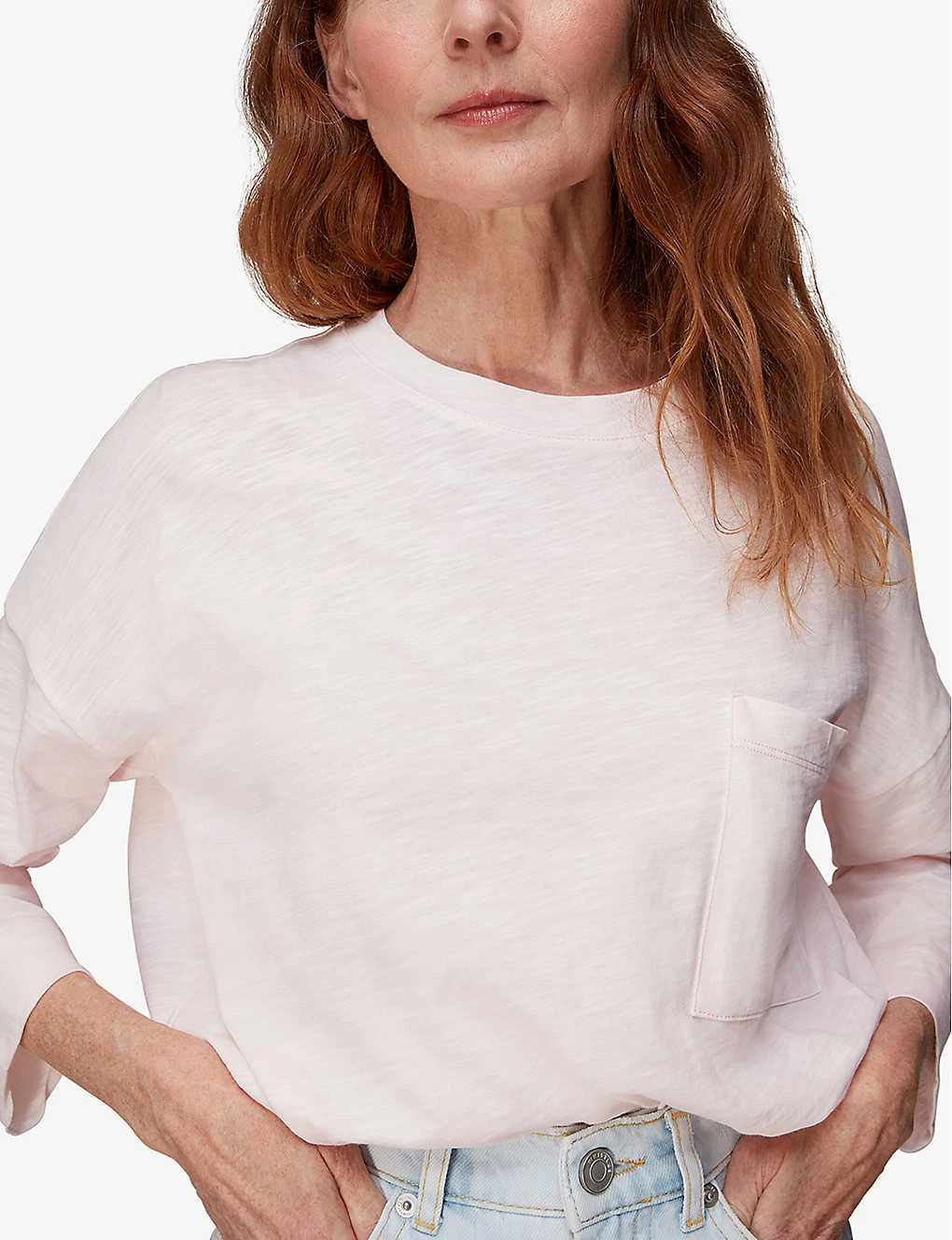 Whistles Round-neck Organic-cotton Top 5 Whistles Round-neck Organic-cotton Top - Image 5