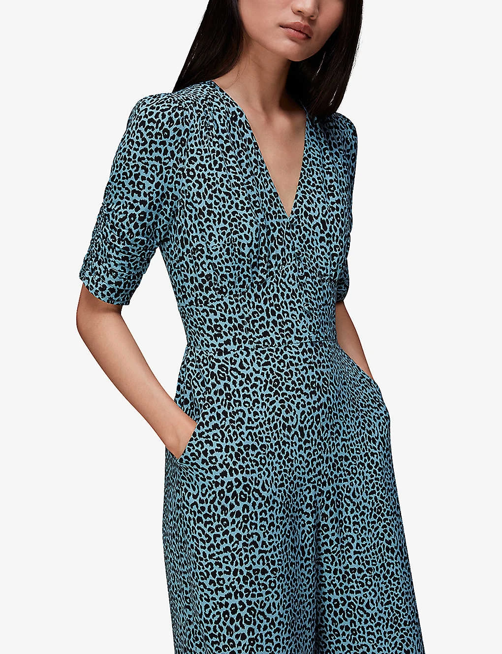 Whistles Leopard-print Woven Jumpsuit 3 Whistles Leopard-print Woven Jumpsuit - Image 3