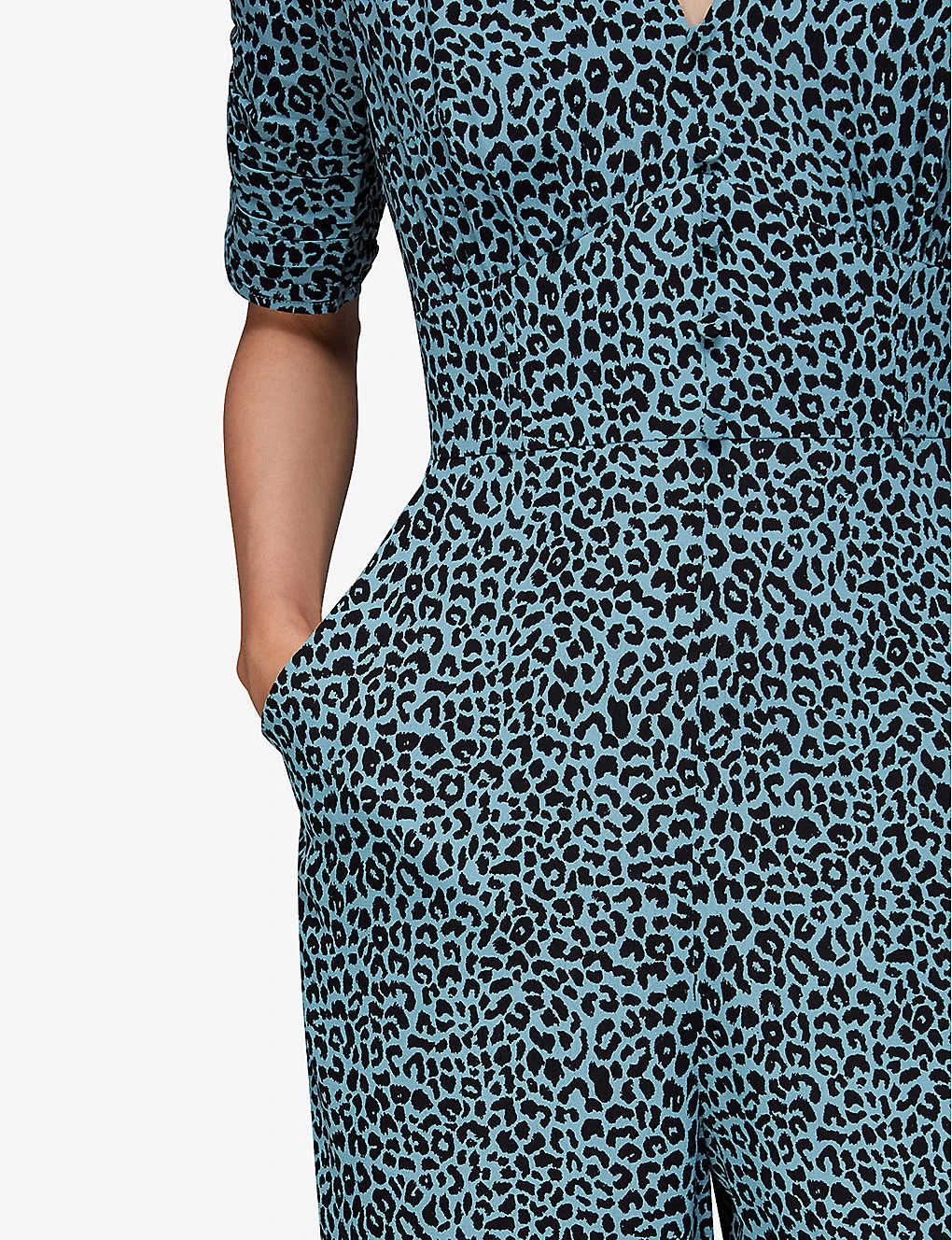 Whistles Leopard-print Woven Jumpsuit 5 Whistles Leopard-print Woven Jumpsuit - Image 5
