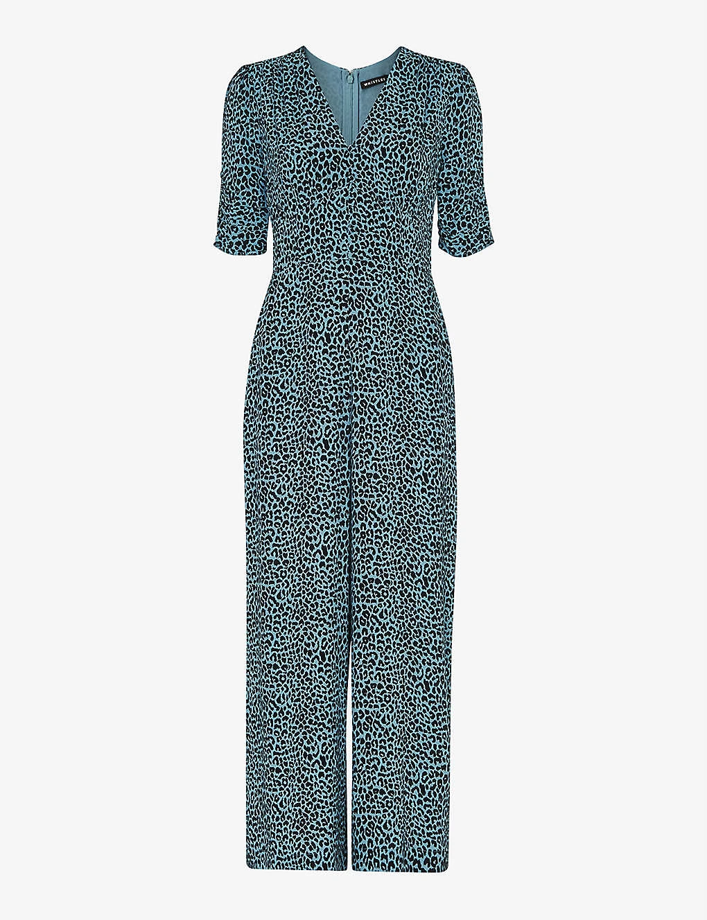 Whistles Leopard-print Woven Jumpsuit 1 Whistles Leopard-print Woven Jumpsuit