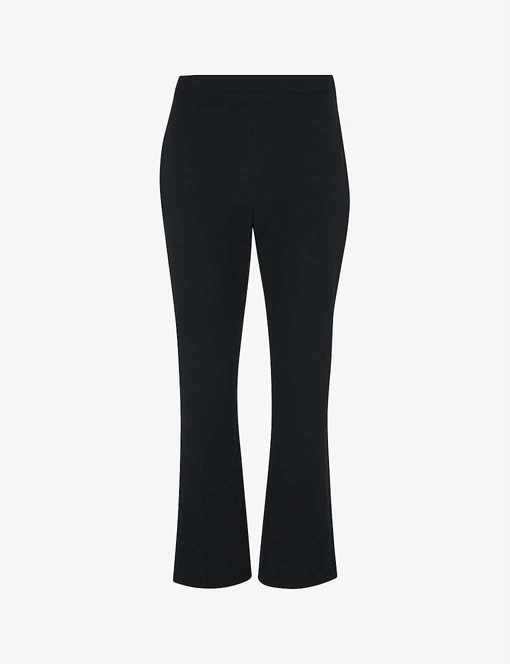 Whistles Gracy Flared-leg Mid-rise Stretch-cotton Trousers 1 Whistles Gracy Flared-leg Mid-rise Stretch-cotton Trousers