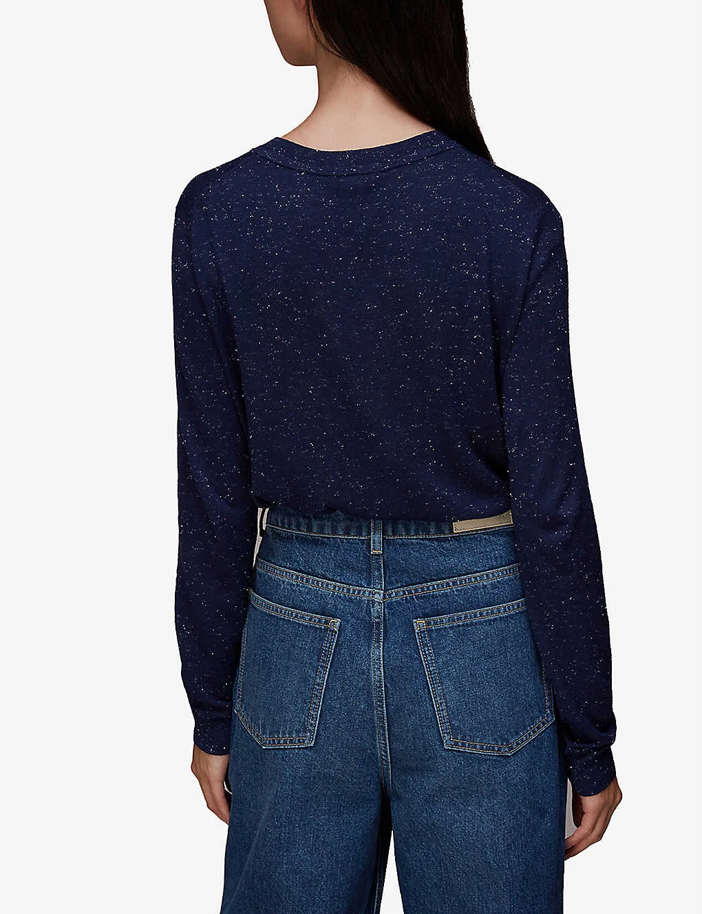 Whistles Annie Metallic-weave Woven Top 4 Whistles Annie Metallic-weave Woven Top - Image 4