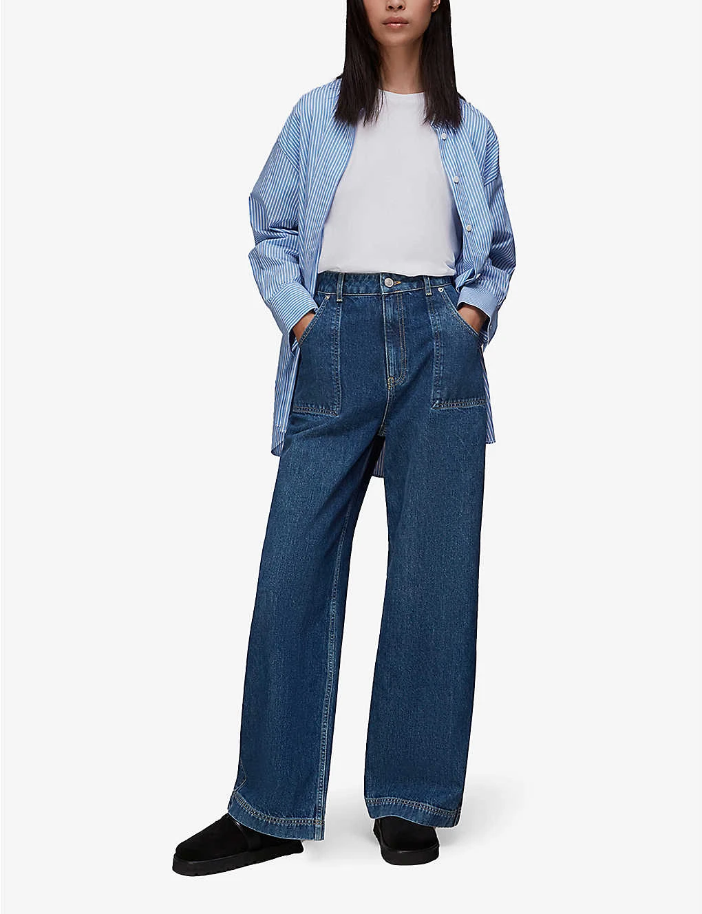 Whistles Raya Wide-leg High-rise Jeans 2 Whistles Raya Wide-leg High-rise Jeans - Image 2