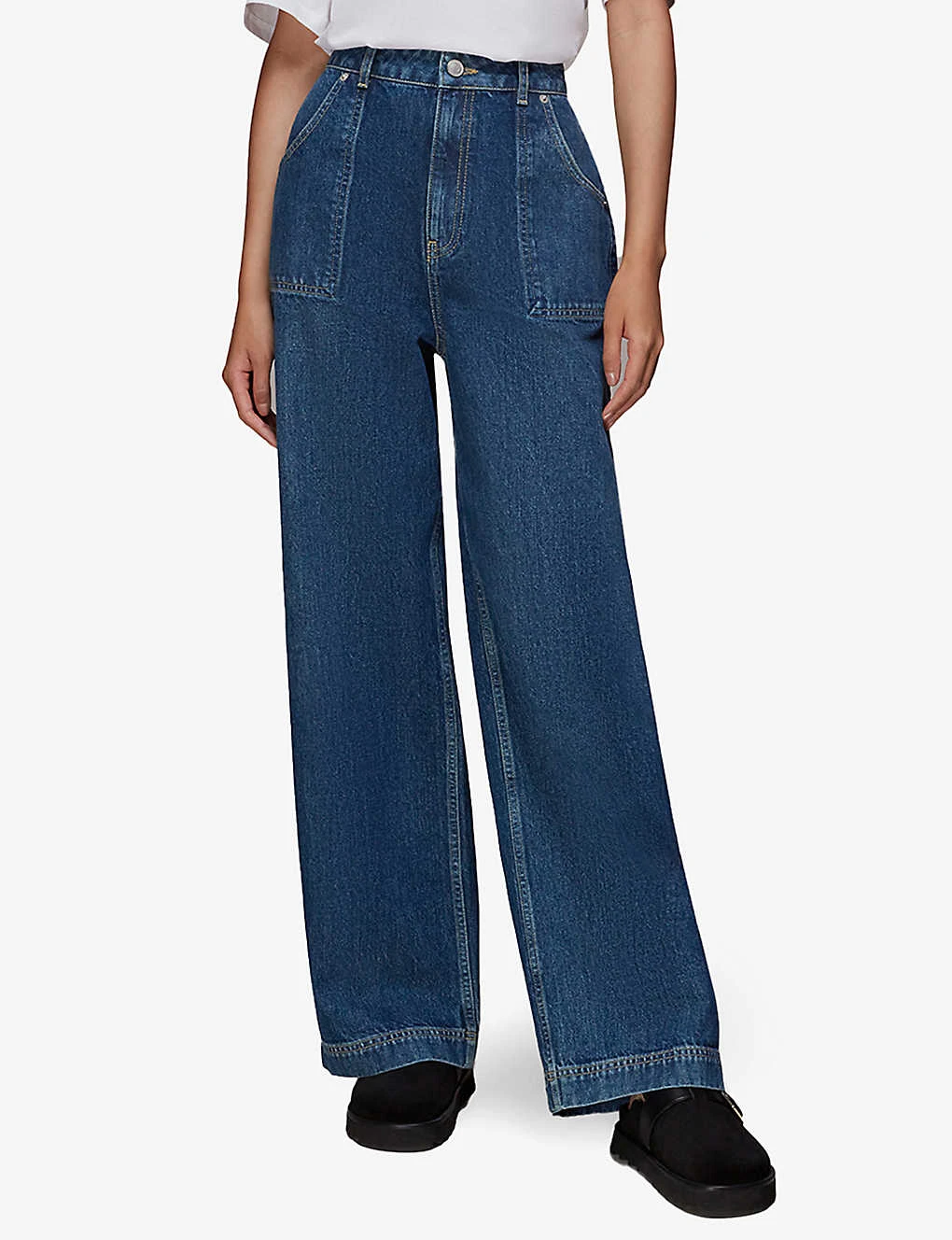 Whistles Raya Wide-leg High-rise Jeans 3 Whistles Raya Wide-leg High-rise Jeans - Image 3