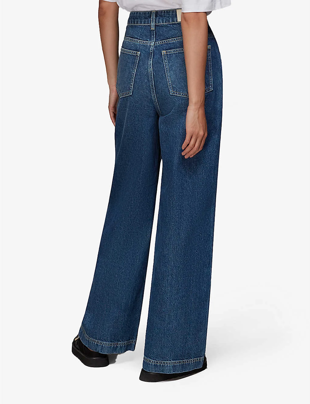 Whistles Raya Wide-leg High-rise Jeans 4 Whistles Raya Wide-leg High-rise Jeans - Image 4