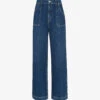 Whistles Raya Wide-leg High-rise Jeans