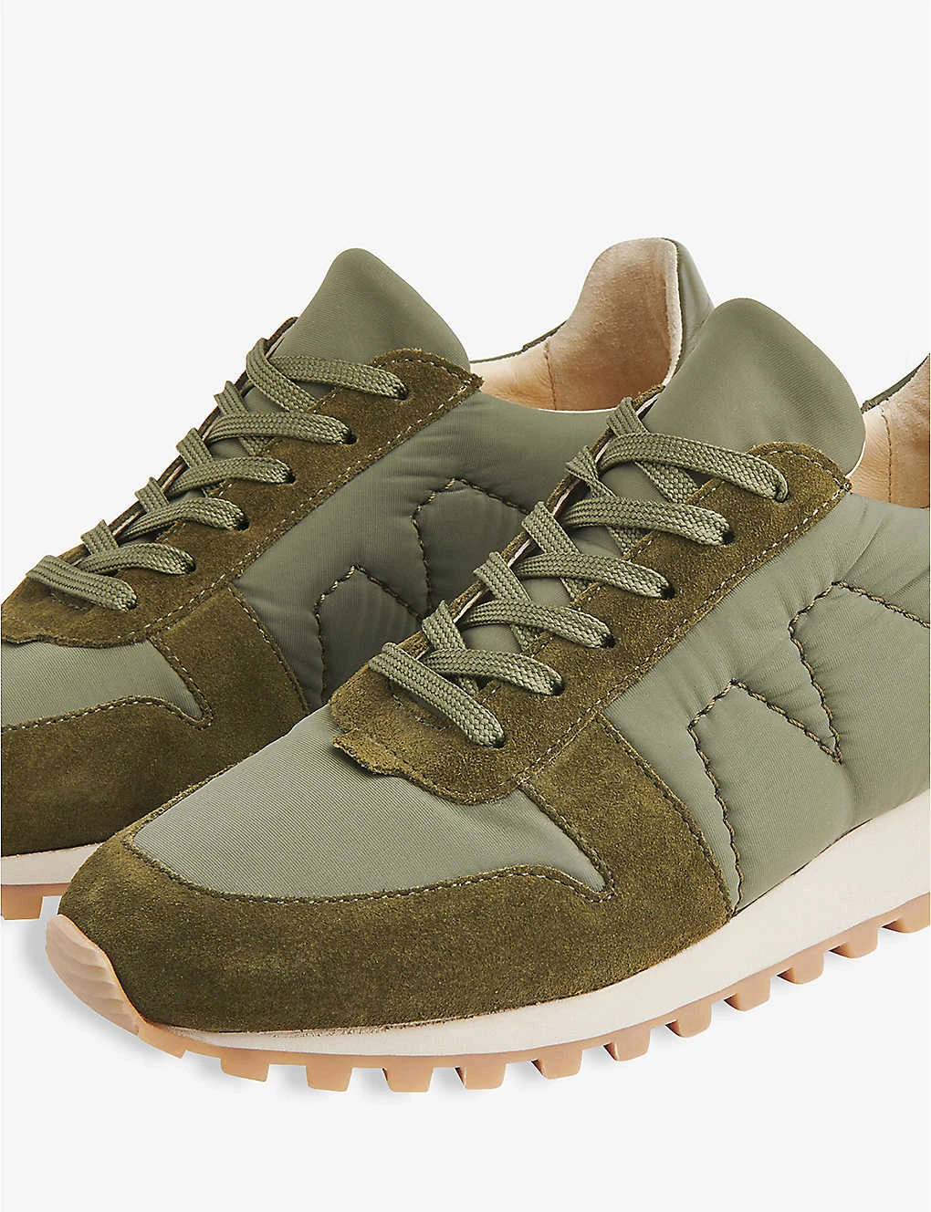 Whistles Silas Padded Leather And Nylon Low-top Trainers 3 Whistles Silas Padded Leather And Nylon Low-top Trainers - Image 3