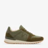 Whistles Silas Padded Leather And Nylon Low-top Trainers