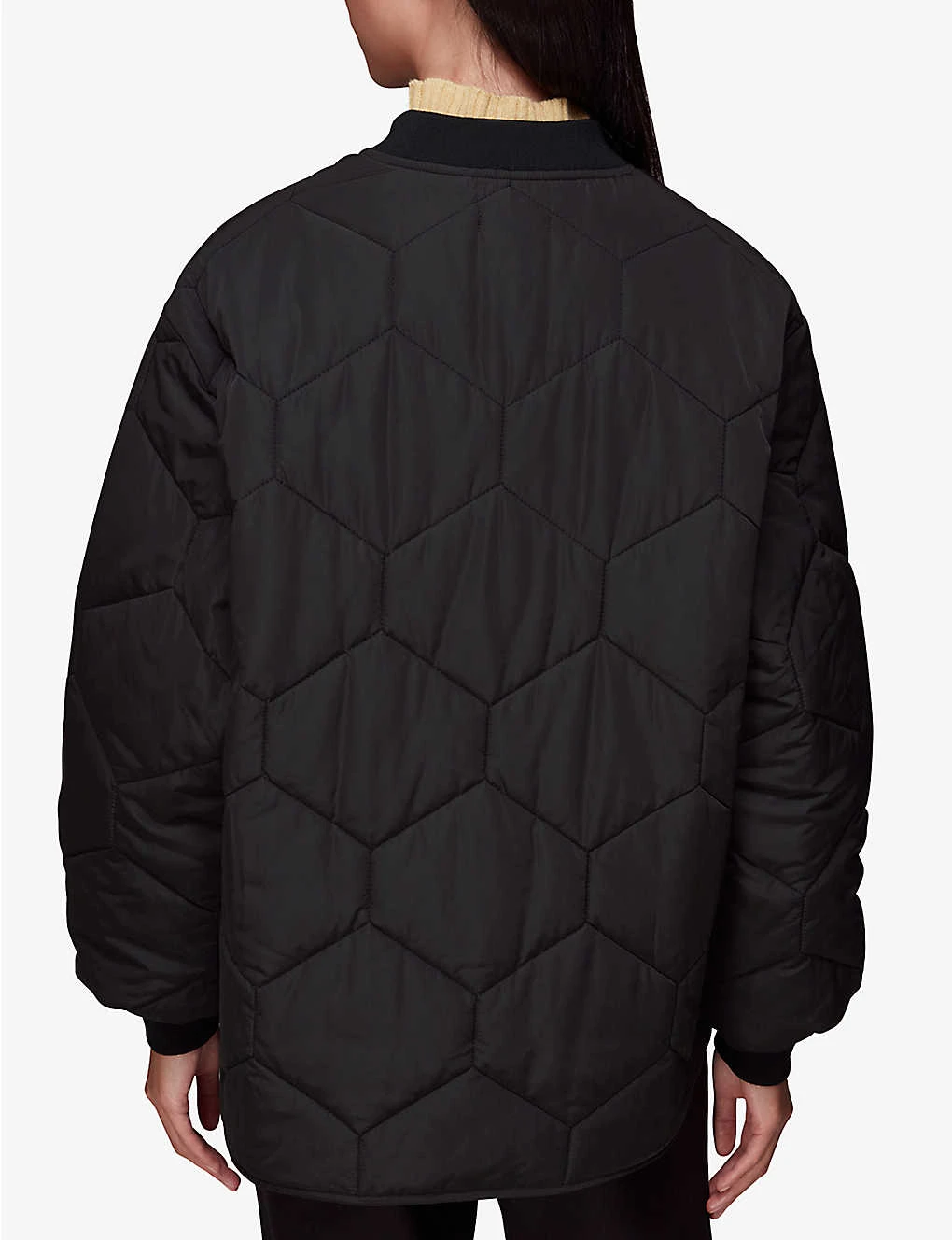 Whistles Ida Diamond-quilted Recycled-polyester Coat 4 Whistles Ida Diamond-quilted Recycled-polyester Coat - Image 4