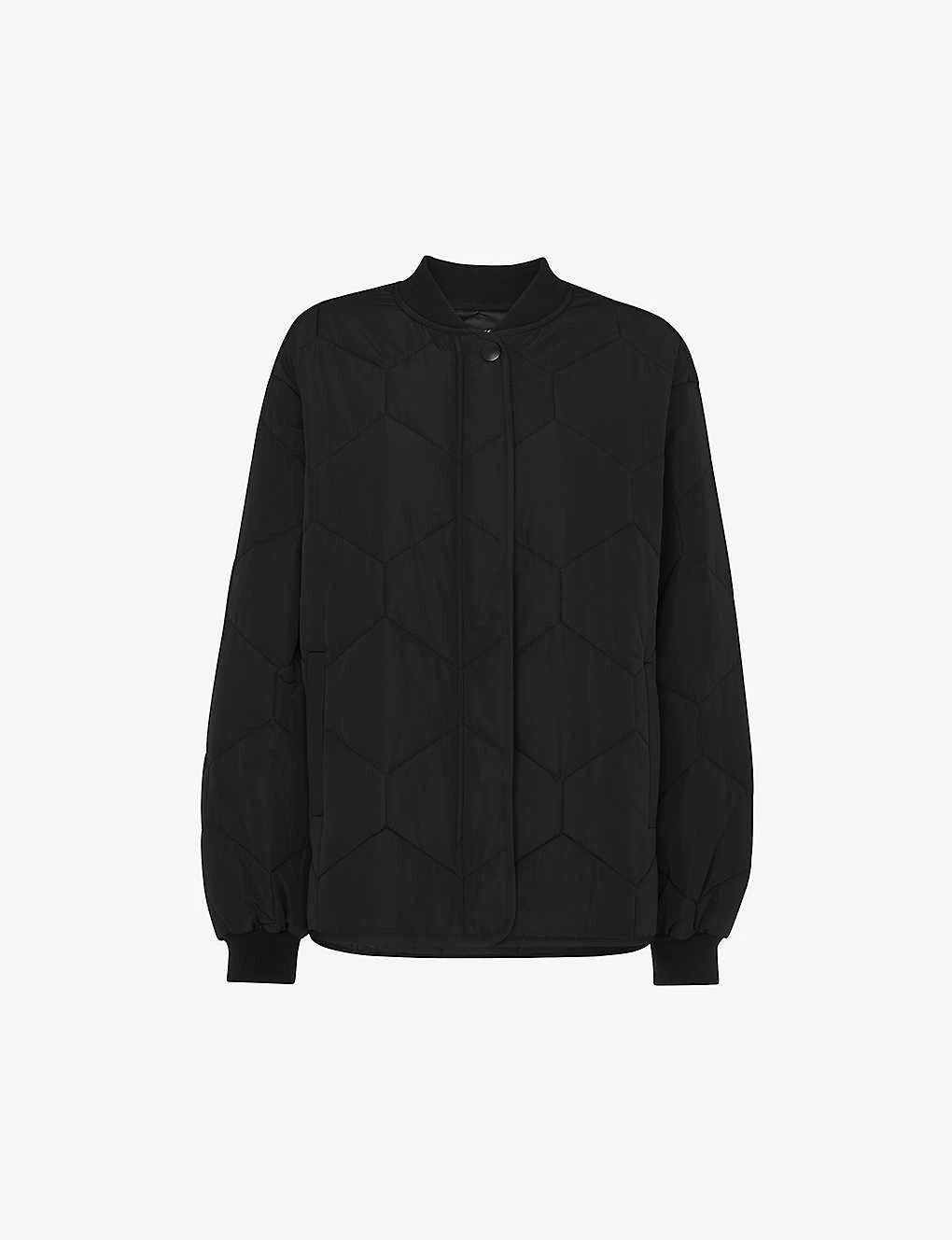 Whistles Ida Diamond-quilted Recycled-polyester Coat 1 Whistles Ida Diamond-quilted Recycled-polyester Coat