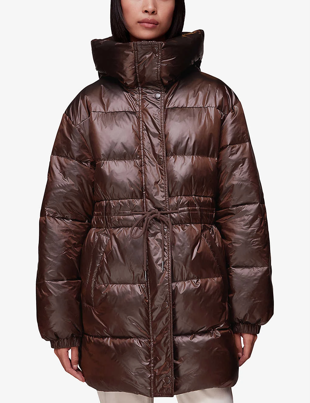 Whistles Tilly Tie-wast Shell Puffer Jacket 3 Whistles Tilly Tie-wast Shell Puffer Jacket - Image 3