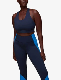 Whistles Panel-detail Recycled-nylon Sports Leggings -The Fashion Shop R04056301 MULTICOLOURED ALT02