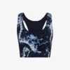 Whistles Tie-dye Print Recycled-polyester Sports Bra