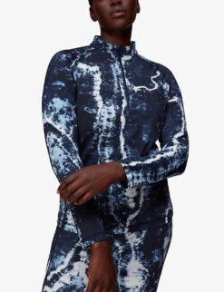 Whistles Tie-dye Print Recycled-nylon Long-sleeve Sports Top 7 Whistles Tie-dye Print Recycled-nylon Long-sleeve Sports Top -The Fashion Shop R04056304 MULTICOLOURED ALT02