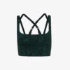 Whistles Animal-print Square-neck Recycled-nylon Sports Bra