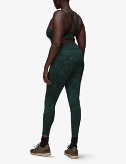 Whistles Animal-print Recycled-nylon Leggings -The Fashion Shop R04056785 MULTICOLOURED ALT03