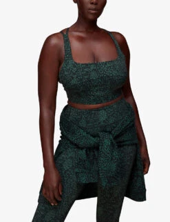 Whistles Animal-print Recycled-nylon Leggings -The Fashion Shop R04056785 MULTICOLOURED ALT04