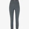 Whistles Wrap-front Cropped High-rise Stretch Recycled-polyester Leggings