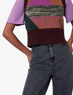 Whistles Straight-leg High-rise Acid-wash Jeans -The Fashion Shop R04056795 ALT04