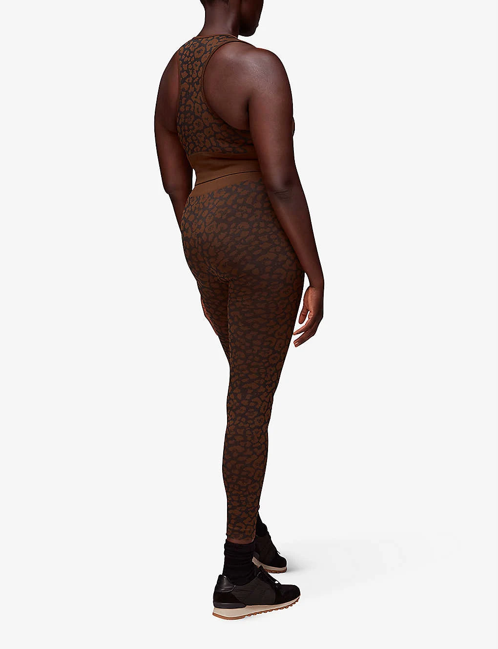 Whistles Animal-print Seamless Stretch-jersey Leggings 4 Whistles Animal-print Seamless Stretch-jersey Leggings - Image 4